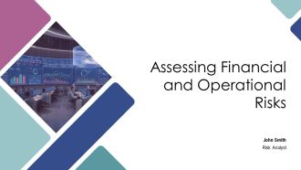 Assessing Financial And Operational Risks PPT PowerPoint AT