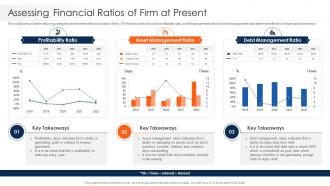 Assessing Financial Ratios Of Firm At Present Strawman Project Plan