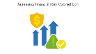 Assessing Financial Risk Colored Icon In Powerpoint Pptx Png And Editable Eps Format