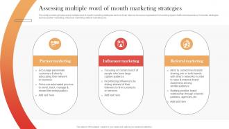 Assessing Multiple Word Of Mouth Marketing Strategies Streamlined Buzz Marketing Techniques MKT SS V