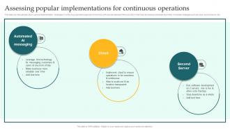 Assessing Popular Implementations Implementing DevOps Lifecycle Stages For Higher Development