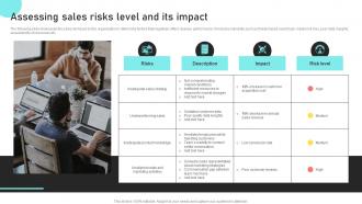 Assessing Sales Risks Level And Its Impact Sales Risk Analysis To Improve Revenues And Team Performance