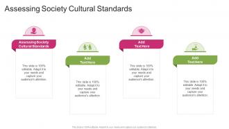Assessing Society Cultural Standards In Powerpoint And Google Slides Cpb