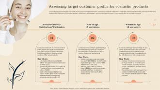 Assessing Target Customer Profile For Cosmetic Products Cosmetic Shop Business Plan BP SS