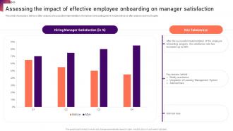 Assessing The Impact Of Effective Employee New Hire Onboarding And Orientation Plan