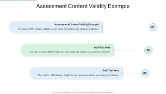 Assessment Content Validity Example In Powerpoint And Google Slides Cpb
