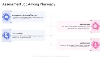 Assessment Job Among Pharmacy In Powerpoint And Google Slides Cpb
