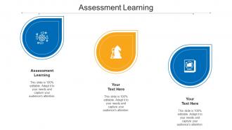 Assessment Learning Ppt Powerpoint Presentation Example Cpb