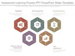 Assessment learning process ppt powerpoint slides templates