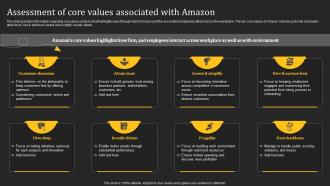 Assessment Of Core Values Associated How Amazon Generates Revenues Across Globe