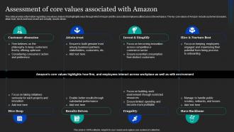 Assessment Of Core Values Associated With Amazon Amazon Pricing And Advertising Strategies