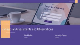 Assessment Of Developmental Disabilities PPT Structure ACP Slides Multipurpose