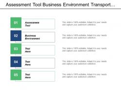 Assessment tool business environment transport decision making framework cpb