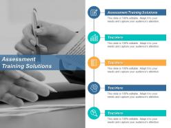 Assessment training solutions ppt powerpoint presentation professional information cpb