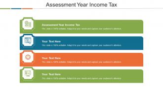 Assessment Year Income Tax Ppt Powerpoint Presentation Model Outline Cpb