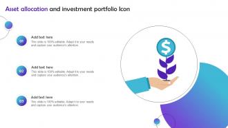 Asset Allocation And Investment Portfolio Icon