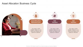 Asset Allocation Business Cycle In Powerpoint And Google Slides Cpb