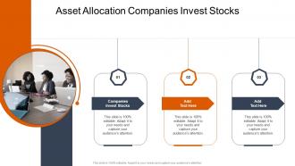 Asset Allocation Companies Invest Stocks In Powerpoint And Google Slides Cpb