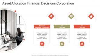 Asset Allocation Financial Decisions Corporation In Powerpoint And Google Slides Cpb