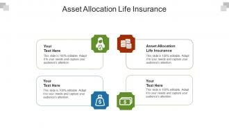 Asset allocation life insurance ppt powerpoint presentation styles gallery cpb