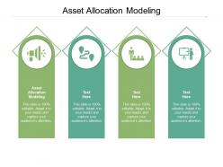 Asset allocation modeling ppt powerpoint presentation layouts diagrams cpb