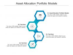 Asset allocation portfolio models ppt powerpoint presentation styles slides cpb