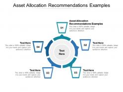 Asset allocation recommendations examples ppt powerpoint presentation ideas cpb