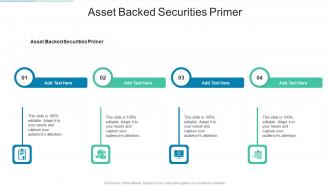 Asset Backed Securities Primer In Powerpoint And Google Slides Cpb
