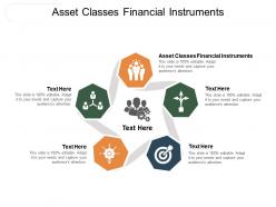 Asset classes financial instruments ppt powerpoint presentation infographics objects cpb