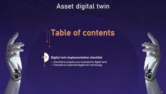 Asset Digital Twin Powerpoint Presentation Slides Customizable Content Ready