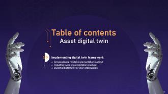 Asset Digital Twin Powerpoint Presentation Slides Designed Content Ready