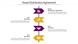 Asset Distribution Agreement Ppt Powerpoint Presentation Outline Influencers Cpb