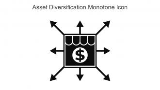 Asset Diversification Monotone Icon In Powerpoint Pptx Png And Editable Eps Format
