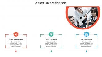 Asset diversification ppt powerpoint presentation infographics deck cpb
