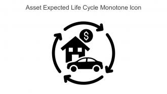 Asset Expected Life Cycle Monotone Icon In Powerpoint Pptx Png And Editable Eps Format
