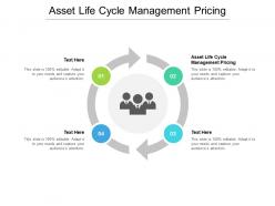 Asset life cycle management pricing ppt powerpoint presentation icon clipart images cpb