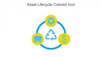 Asset Lifecycle Colored Icon In Powerpoint Pptx Png And Editable Eps Format