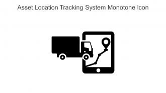 Asset Location Tracking System Monotone Icon In Powerpoint Pptx Png And Editable Eps Format