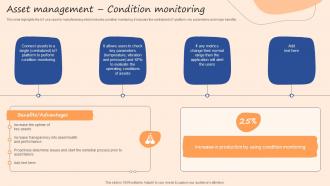 Asset Management Condition Monitoring IOT Use Cases In Manufacturing Ppt Guidelines