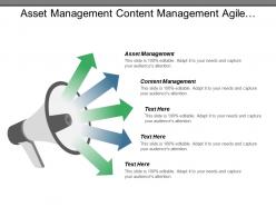 Asset management content management agile development data centre cpb