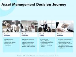 Asset management decision journey justify ppt powerpoint presentation samples