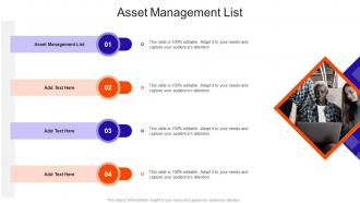 Asset Management List In Powerpoint And Google Slides Cpb