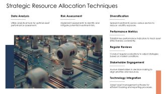 Asset Management Optimization Techniques PPT Mockup AT Unique
