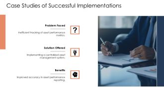 Asset Management Optimization Techniques PPT Mockup AT Compatible