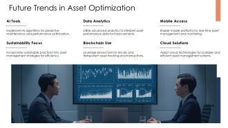 Asset Management Optimization Techniques PPT Mockup AT Colorful