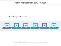 Asset management service desk ppt powerpoint presentation styles examples cpb