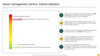 Asset Management Service Market Statistics Sample Northern Trust Business Plan BP SS