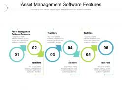 Asset management software features ppt powerpoint presentation cpb