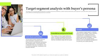 Asset Management Start Up Target Segment Analysis With Buyers Persona BP SS