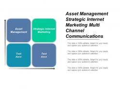 Asset management strategic internet marketing multi channel communications cpb